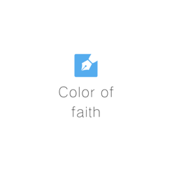 Color of faith